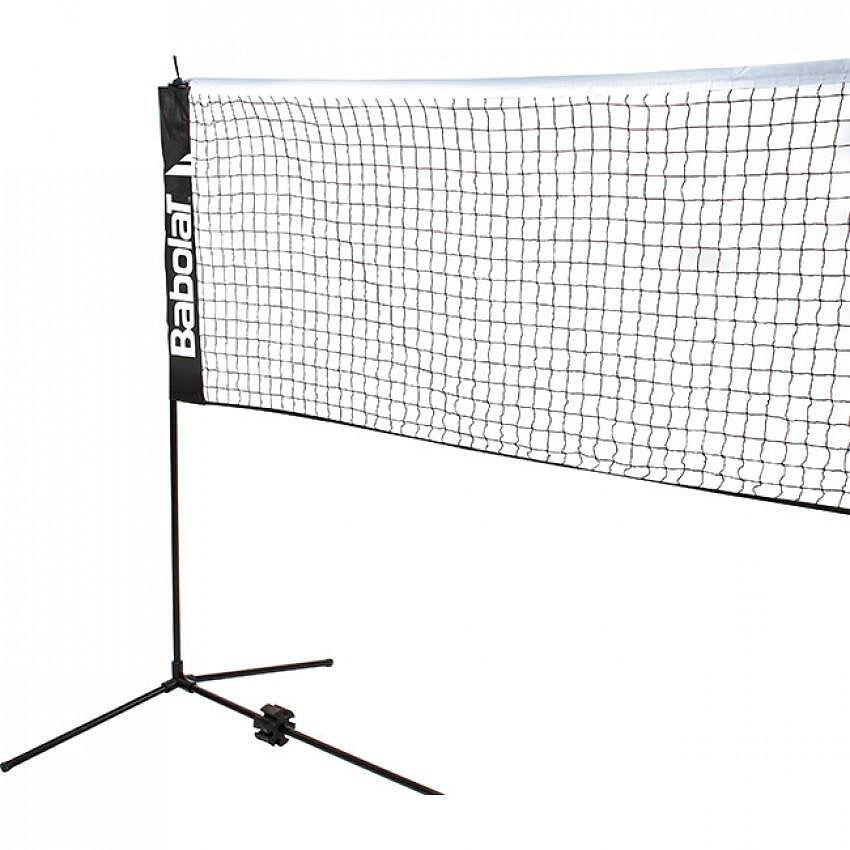 Babolat mini tennis net with adjustable height, lightweight and foldable for tennis and badminton training