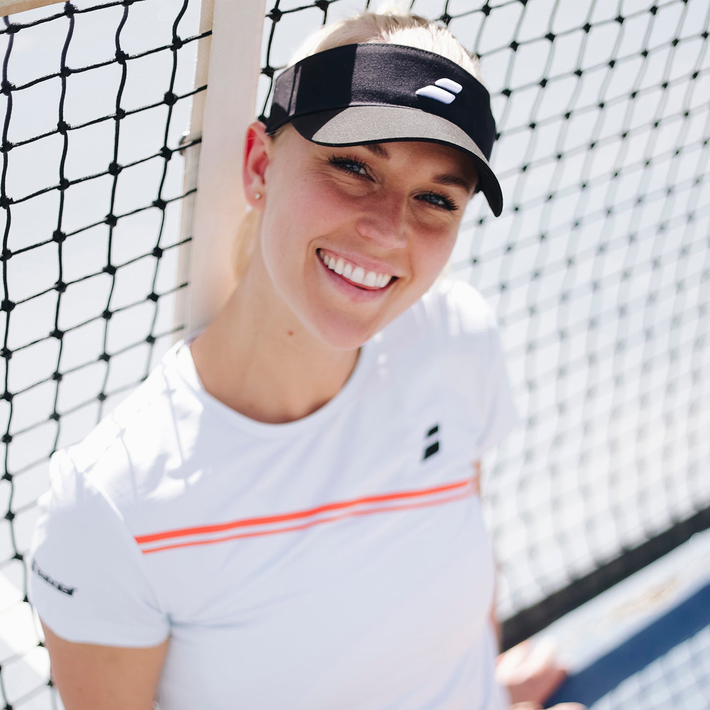 Șapcă Babolat Elastic Visor Negru/Alb