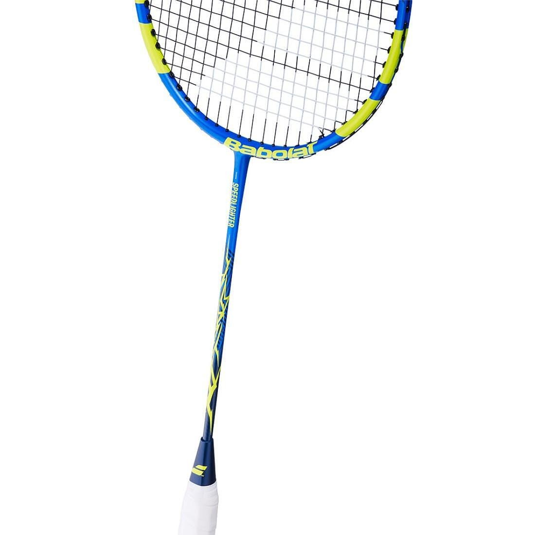 Бадминтон ракета Babolat PRIMER SPEEDLIGHTER (наплетена) за начинаещи с лека алуминиева конструкция и по-добър контрол