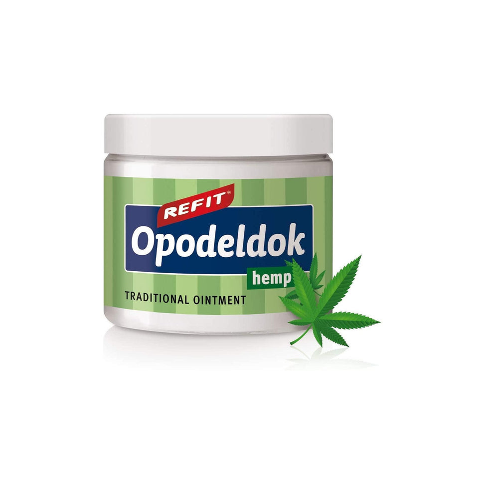Balsam pentru zona lombară, mușchi și articulații Refit Opodeldok Cannabis 200 Ml