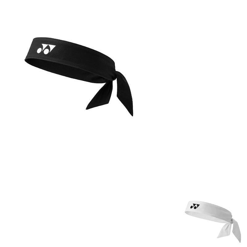 Бандана Yonex HEADBAND Black черна лента за глава от 100% полиестър, стилна и удобна за тенис и падел