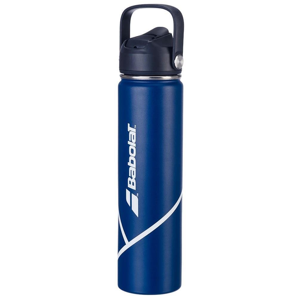 Babolat 2025 stainless steel water bottle with thermal insulation and straw for sport and tennis