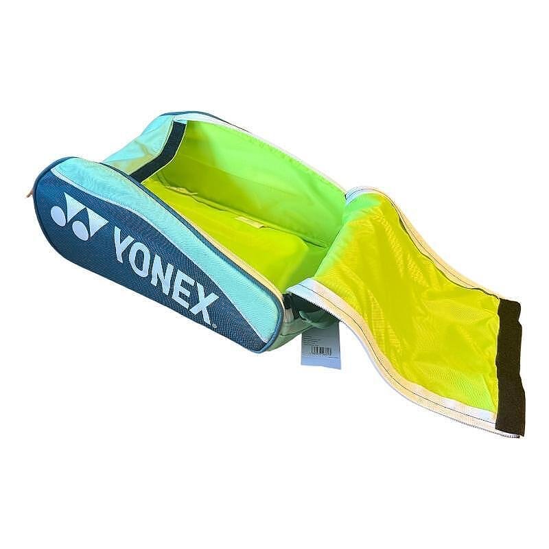 Чанта за маратонки Yonex Sports Shoe Bag Petrol/Mint - чанта с цип за съхранение на маратонки, 100% полиестър