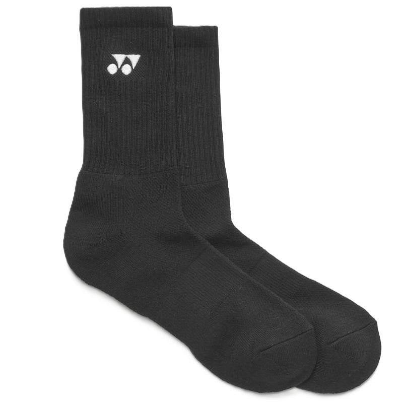 Yonex Socks 19256 Black (3 pairs) - black Yonex sports socks with logo for comfort and stability