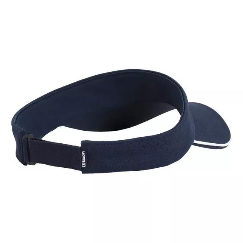 Women's Wilson CLASSIC visor - navy – a lightweight and breathable Wilson visor for sport and comfort on active days.
