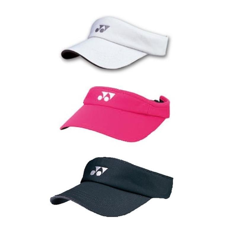 Vizieră pentru femei Yonex VISOR 441 - negru, alb, roz - vizieră reglabilă pentru femei Yonex din 100% poliester