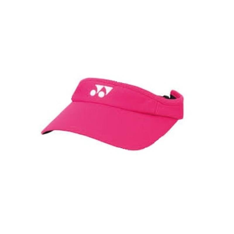 Vizieră pentru femei Yonex VISOR 441 - negru, alb, roz – vizieră sport roz Yonex cu închidere reglabilă.
