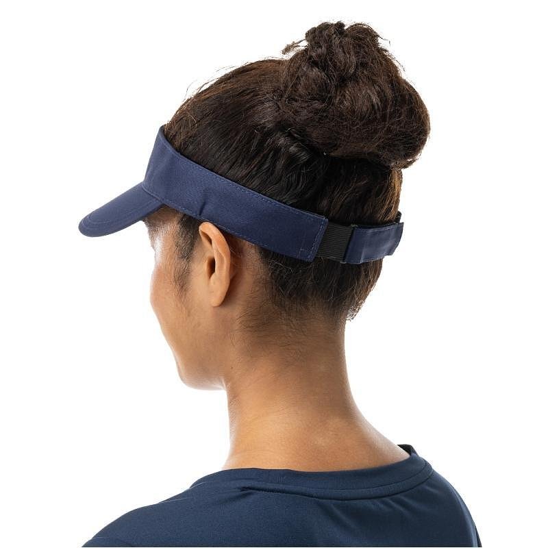 Women's Yonex Visor - indigo marine, stylish tennis visor for UV protection and comfort during play
