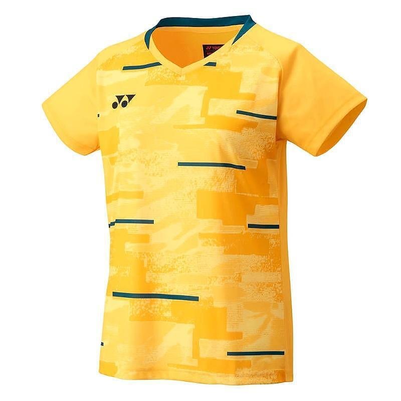 Women's T-Shirt Yonex 2025 Women's Crew Neck Shirt CLUB TEAM Soft Yellow