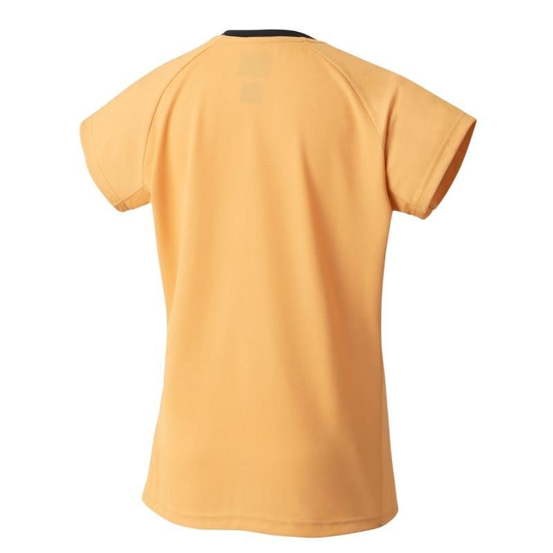 Women's Yonex 20703 Saffron T-shirt – a lightweight sports T-shirt for badminton and tennis, breathable 100% polyester