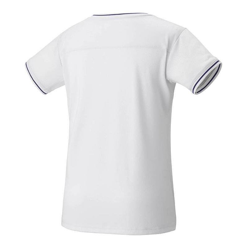 Women's Yonex 20761 Wimbledon White T-shirt, white sports T-shirt for tennis gear and professional comfort