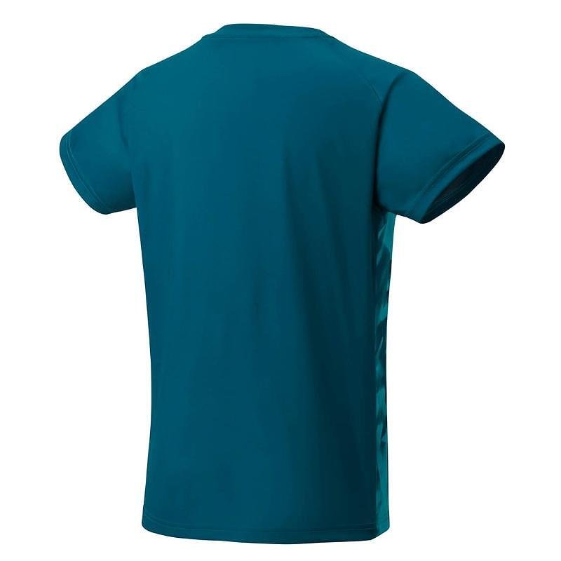 Women's Yonex CREW NECK SHIRT Blue Green - stylish sports shirt with UV protection and quick-drying fabric