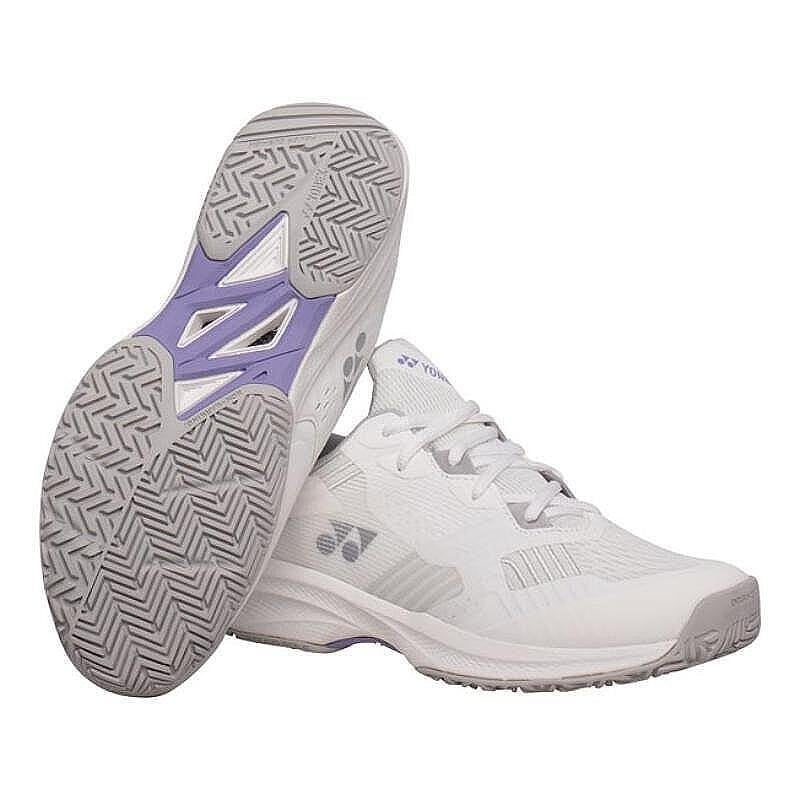 Women's Yonex PC SONICAGE WH/GR tennis shoes with POWER CUSHION+ and stable support
