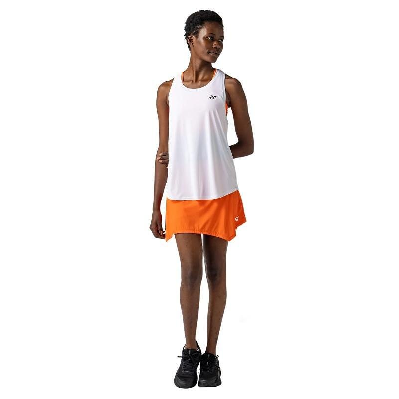 Дамски потник Yonex 16853 White за тенис и падел, лек и удобен модел с racerback дизайн