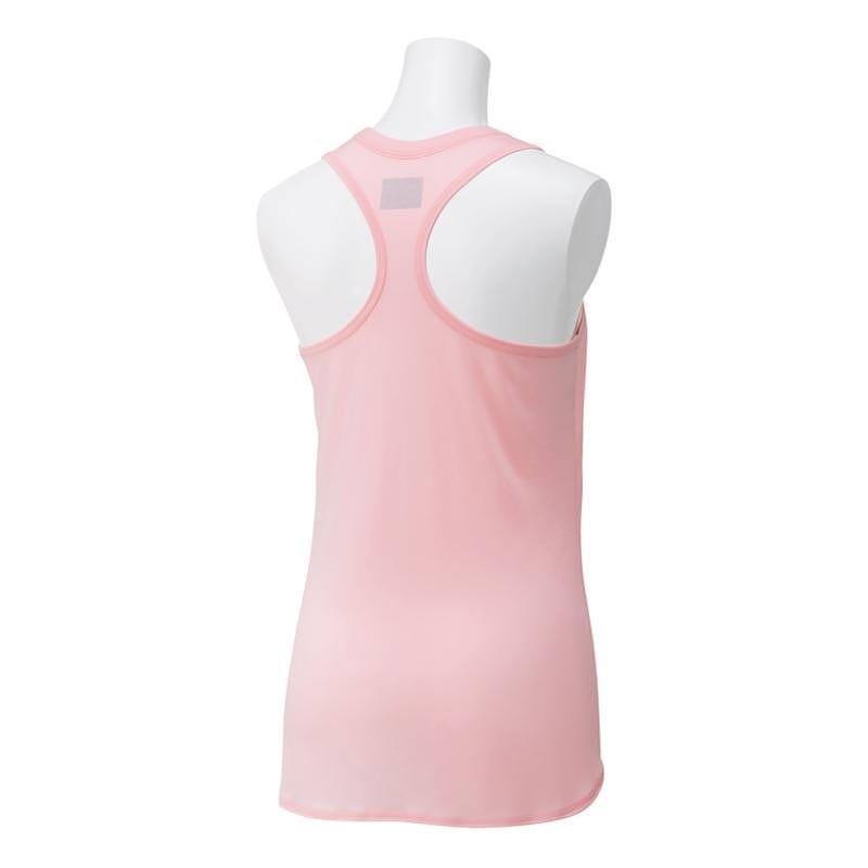 Women's Yonex 2024 pink tank top, a sports model for tennis and padel, lightweight and comfortable with an elegant back