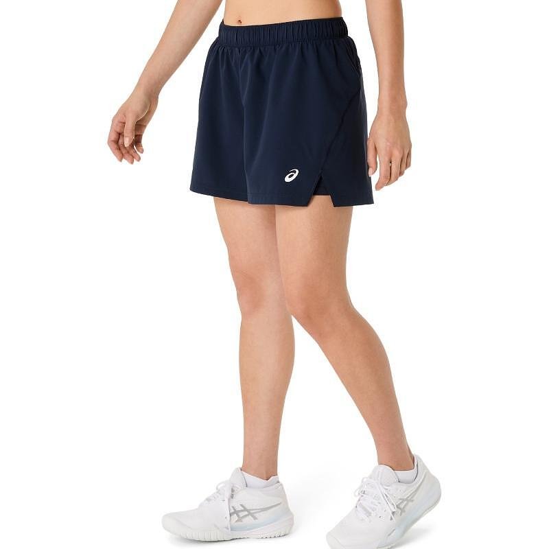Дамски шорти с клин ASICS COURT 2-N-1 DARK NAVY