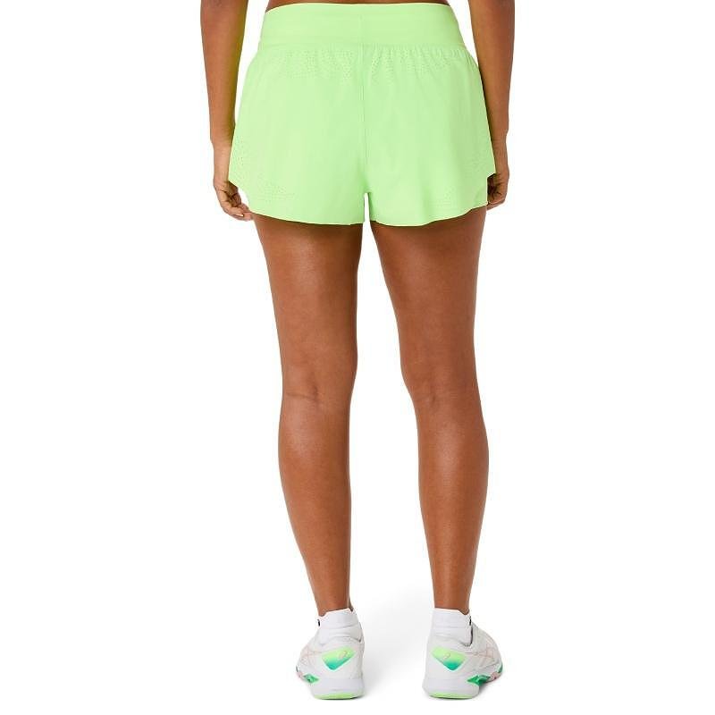 Дамски шорти с клин ASICS MATCH LASER CUT GREEN