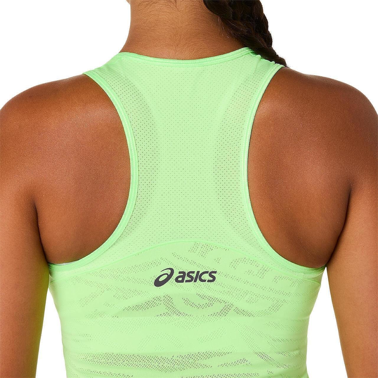 Дамски топ ASICS MATCH JACQUARD GREEN