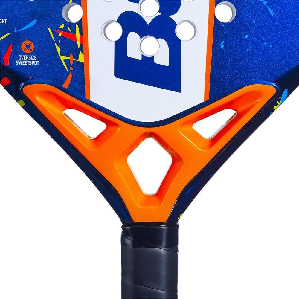 Babolat Alioth Junior padel racket for children, blue-orange, a comfortable and maneuverable padel racket for beginners