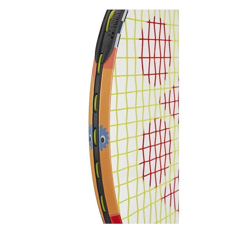 Yonex Junior 21 Coral Orange tennis racket for children aged 5-7, lightweight, with cover, for control and comfort