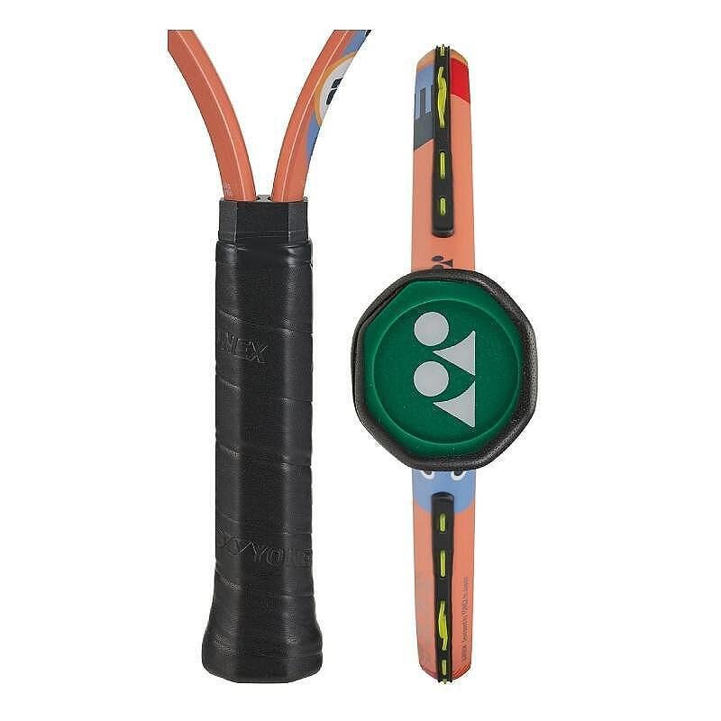 Yonex Junior 21 Coral Orange tennis racket for children, a lightweight and comfortable tennis racket with cover, ideal for learning and control