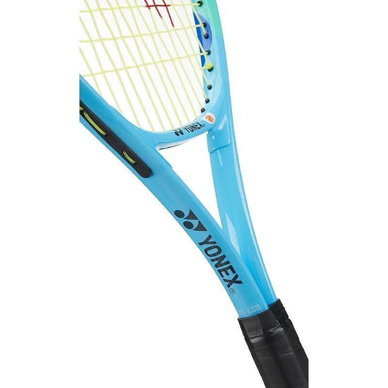 Yonex Junior 25 Ocean Blue tennis racket for children, lightweight and comfortable tennis racket with control and cover