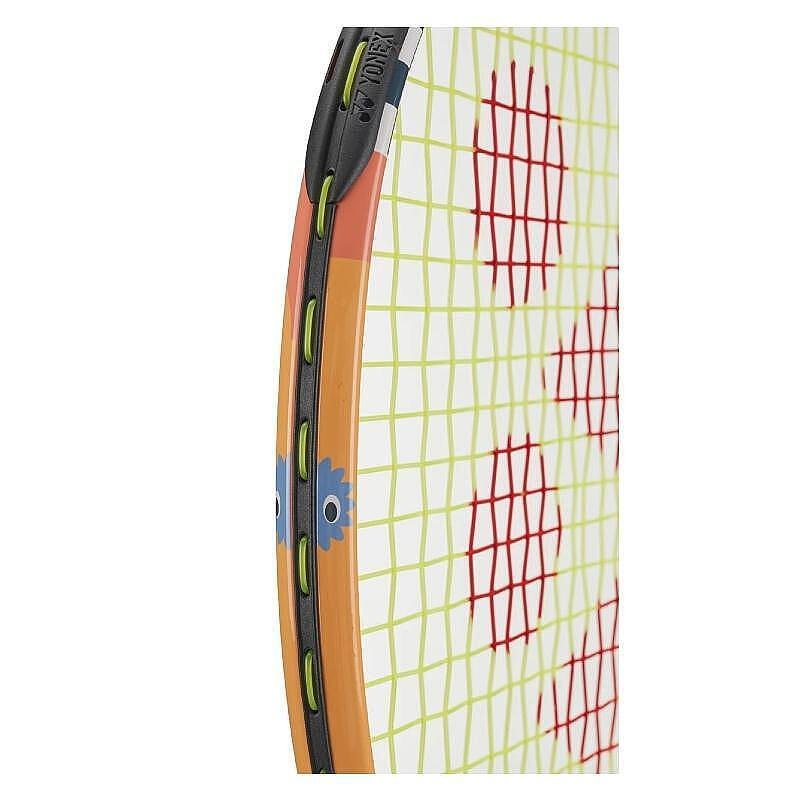 Yonex Junior 25 Coral Orange tennis racket for children 8-10 years old, lightweight and comfortable for control and technique