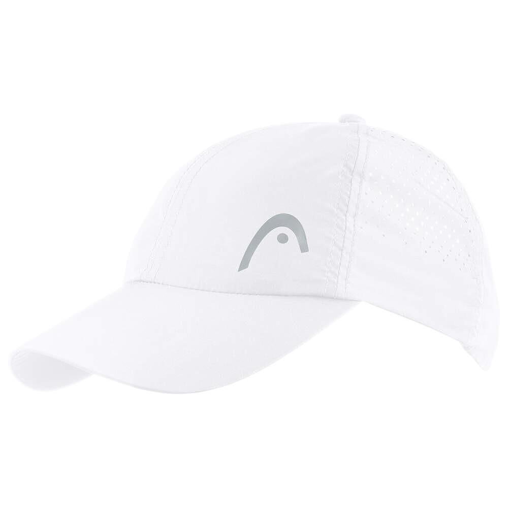 Kids' cap HEAD Pro Player / 287174 WH – a lightweight, breathable, and adjustable cap for young tennis players.