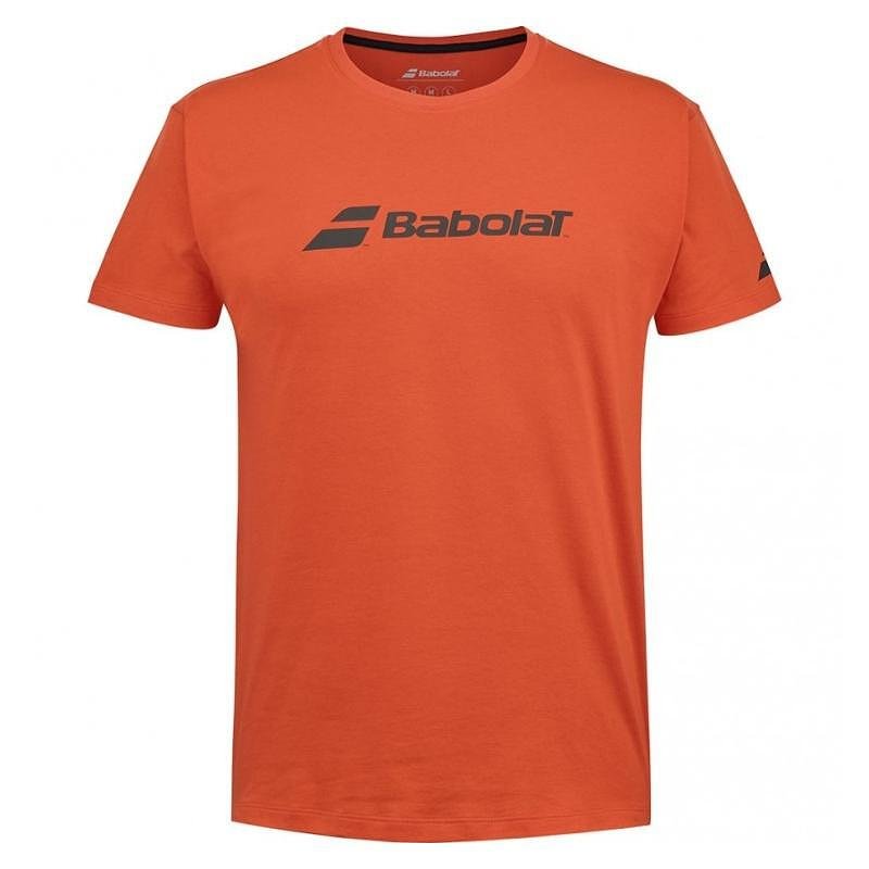 Tricou pentru copii Babolat EXERCISE TEE - roșu, model sportiv pentru antrenamente și meciuri