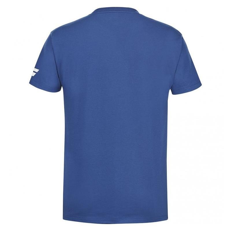 Babolat EXERCISE TEE Kids' T-Shirt - dark blue, comfortable sports T-shirt for training and matches