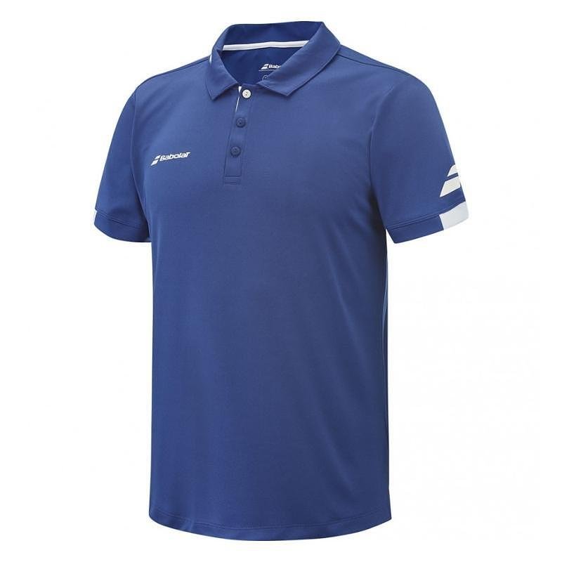 Polo pentru copii Babolat PLAY POLO BOY 2024 - albastru sodalit, ușor și moale pentru antrenament și meci