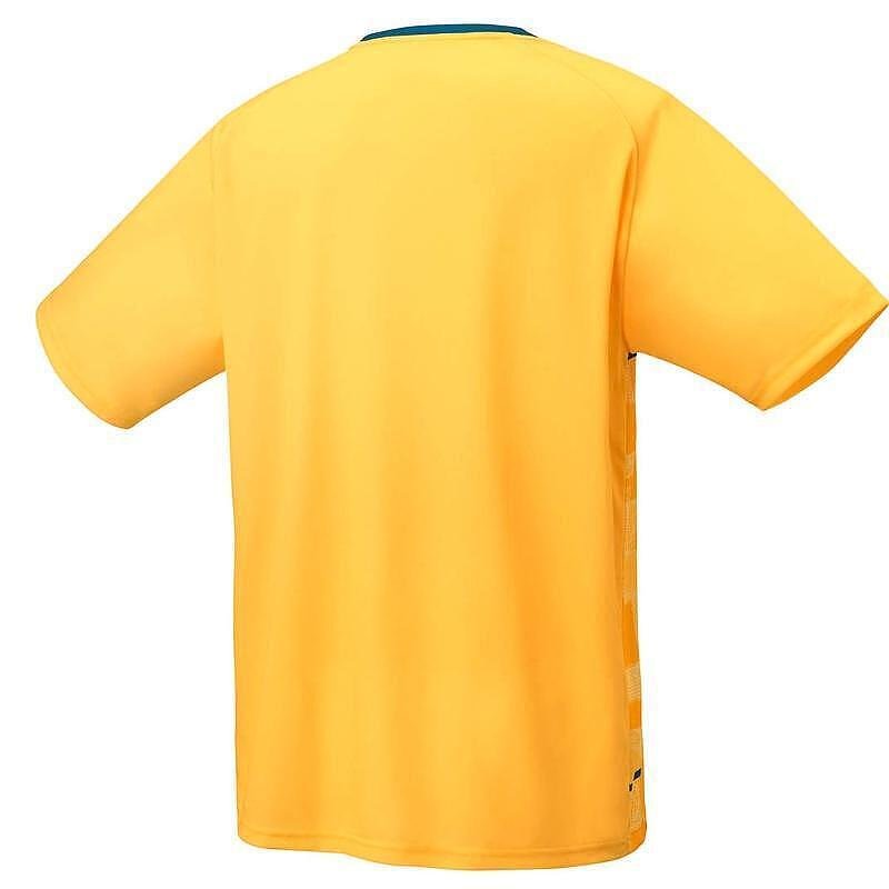Tricou de copii Yonex YJ0034 Soft Yellow – protecție UV, material cu uscare rapidă pentru tenis și padel, Yonex, echipament de tenis