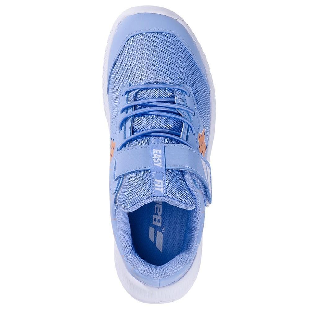 Детски маратонки Babolat PULSION KID AC FOREVER BLUE - леки тенис маратонки за деца, комфорт и стабилност