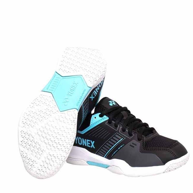 Детски маратонки Yonex PC STRIDER FLOW Black/Blue за тенис и падел, стабилни и удобни обувки за малки спортисти