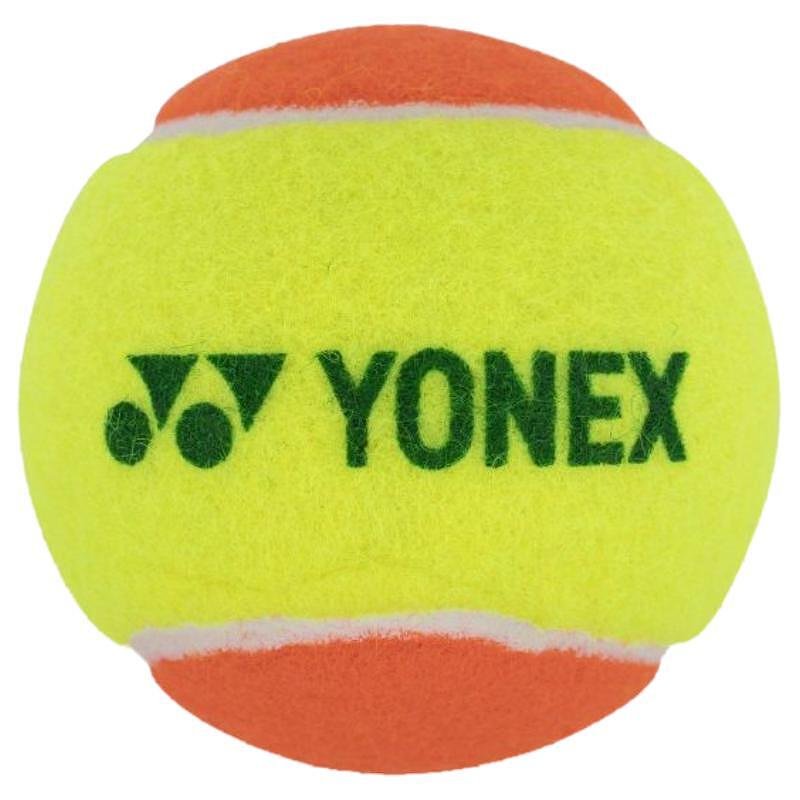 Детски топки Yonex (Stage 2) - оранжеви, бавни тенис топки за начинаещи играчи