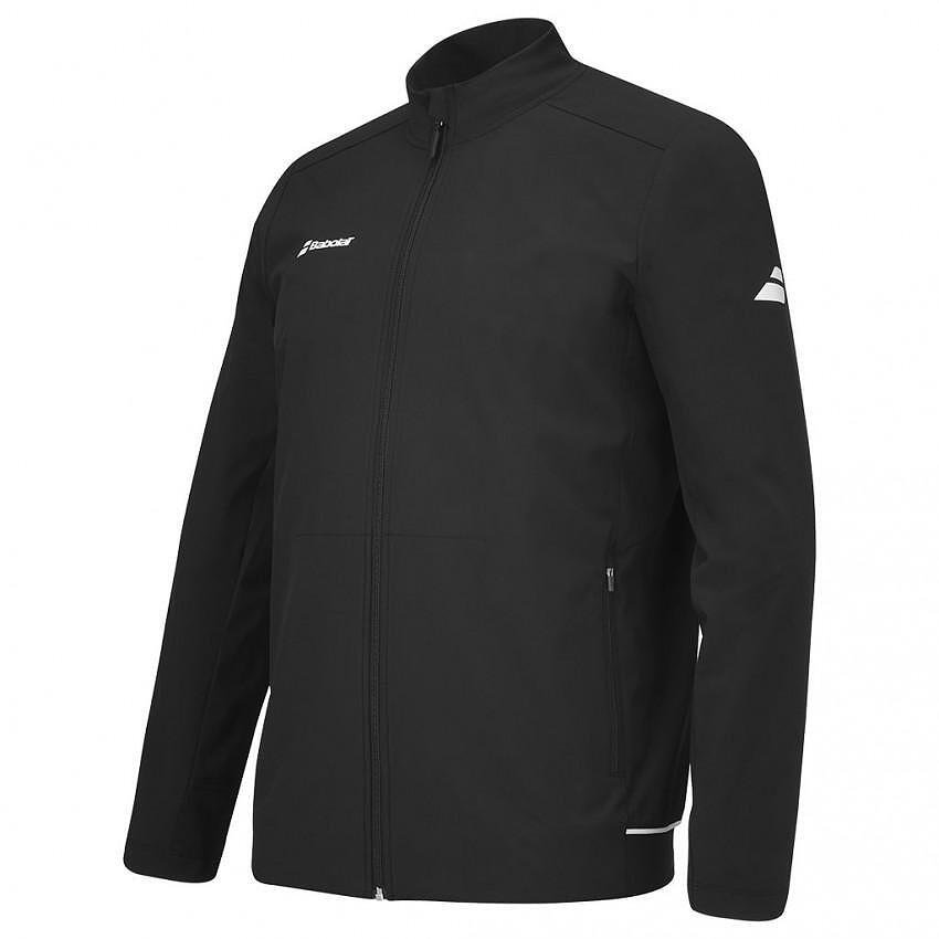 Babolat PLAY 2024 kids' jacket - black, comfortable black jacket for sport and the court