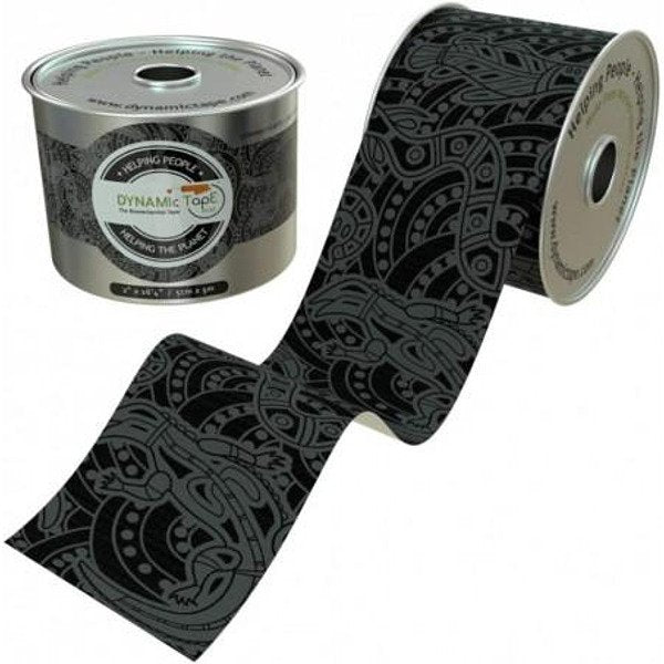 DYNAMIC TAPE "BANDĂ BIOMECANICĂ" 5CM X 5M NEGRU