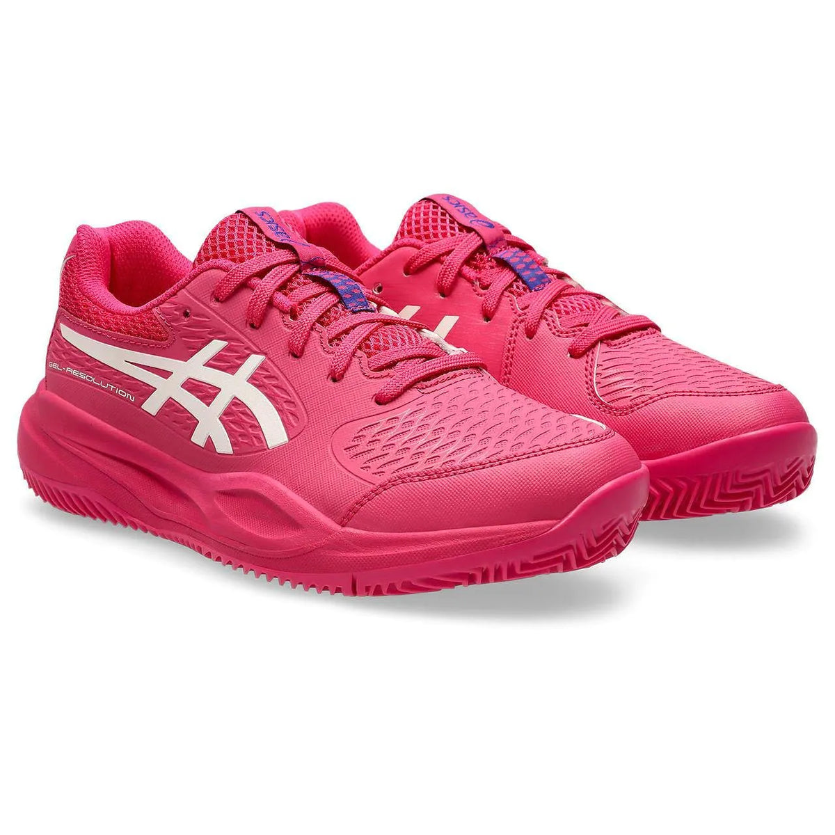 Pantofi sport pentru copii Asics Gel-Resolution X GS Clay Bright Rose/Cream