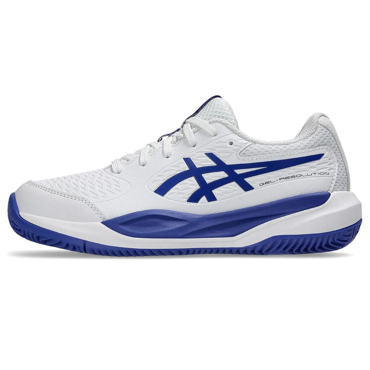 Pantofi de tenis pentru copii Asics Gel-Resolution X Clay White/Cobalt