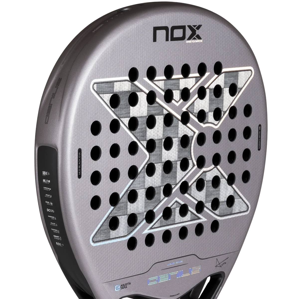 Padelschläger Nox Genius 18K Alum by Agustin Tapia 27