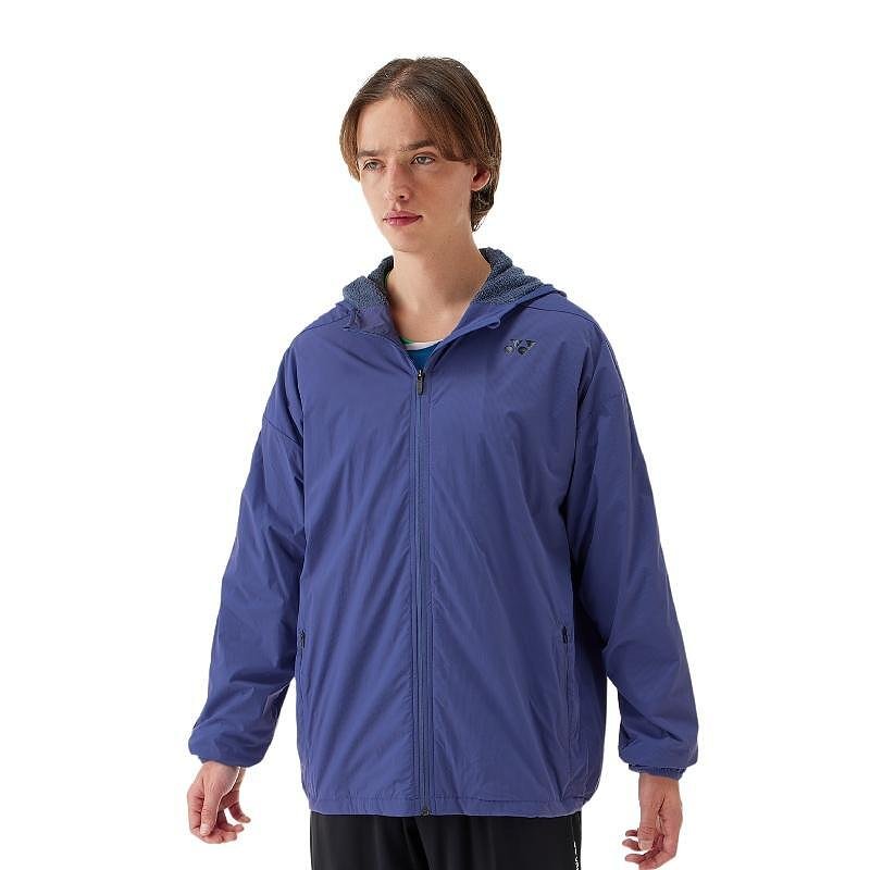 Yonex 2025 Unisex Sweat Full Zip Hoodie, unisex blue zip-up sweatshirt for sports and everyday wear