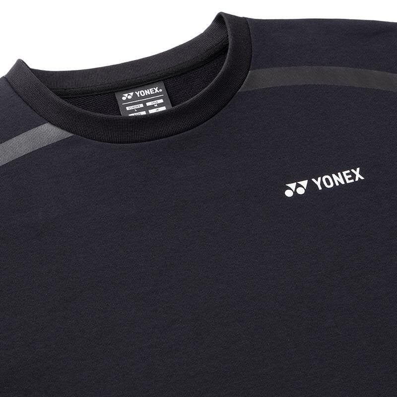 Горнище Yonex 30120 Unisex Black – черно спортно горнище Yonex за тенис, бадминтон и ежедневен комфорт.