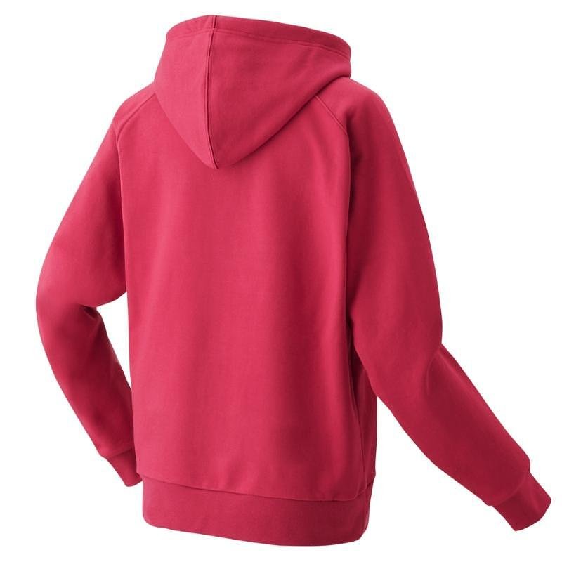 Горнище Yonex SWEAT HOODIE Unisex Reddish Rose – универсален спортен суитшърт с качулка за комфорт и стил.