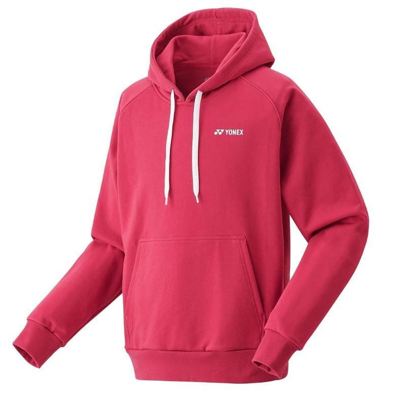 Горнище Yonex SWEAT HOODIE Unisex Reddish Rose – стилно унисекс суитшърт горнище за тренировки и спорт
