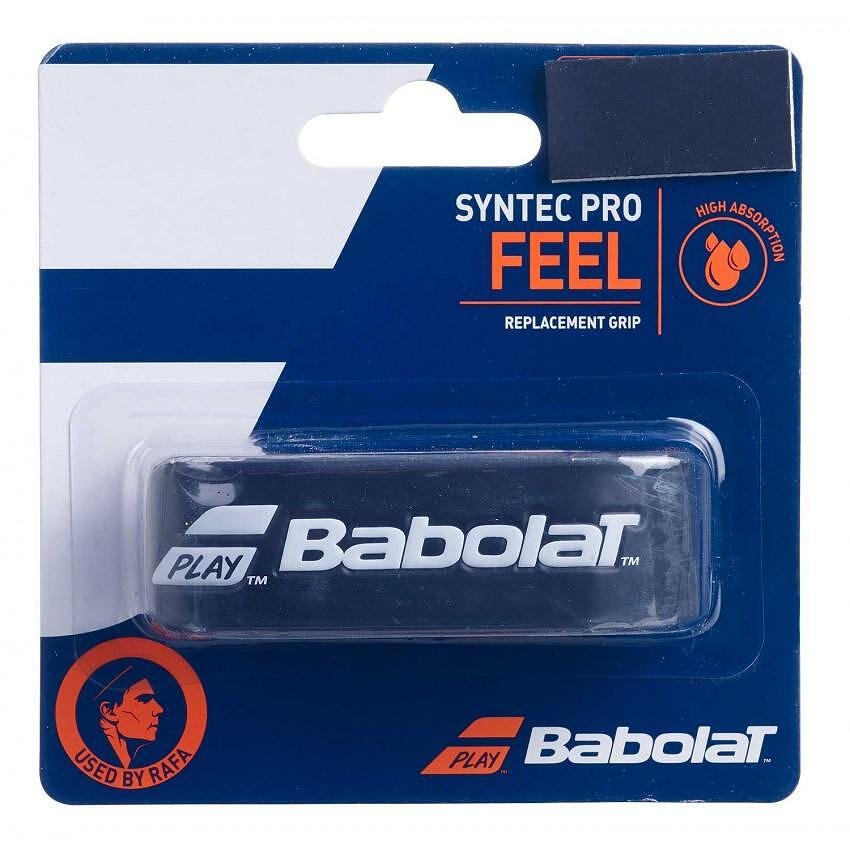 Babolat SYNTEC PRO grip for tennis racket, highly absorbent replacement grip from Babolat