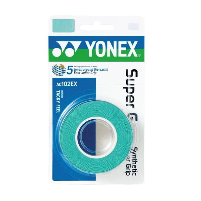 Yonex SUPER GRAP x3 grip - blue for tennis racket – tacky, absorbent, and durable, suitable for padel rackets and tennis equipment.