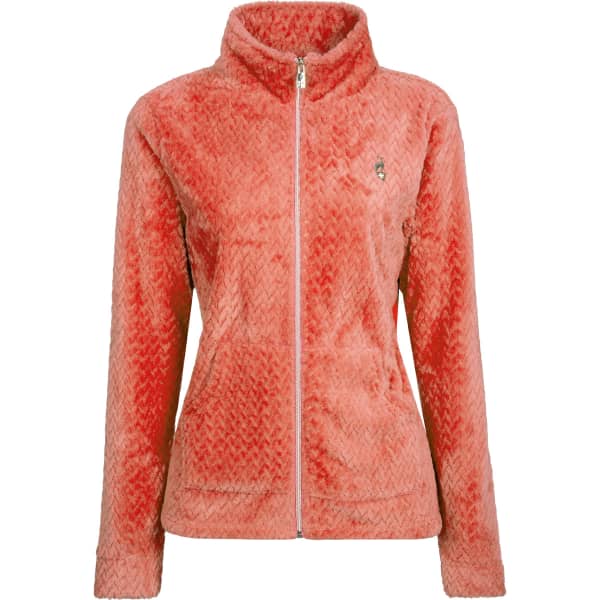 Women's AULP Becco Hibiscus fleece top