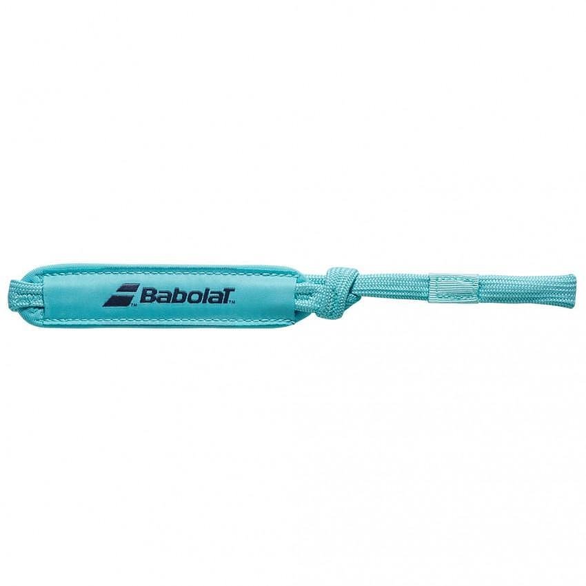 Curea pentru încheietură Babolat WRIST STRAP PADEL - albastru turcoaz pentru rachete de padel și personalizarea unei rachete de padel