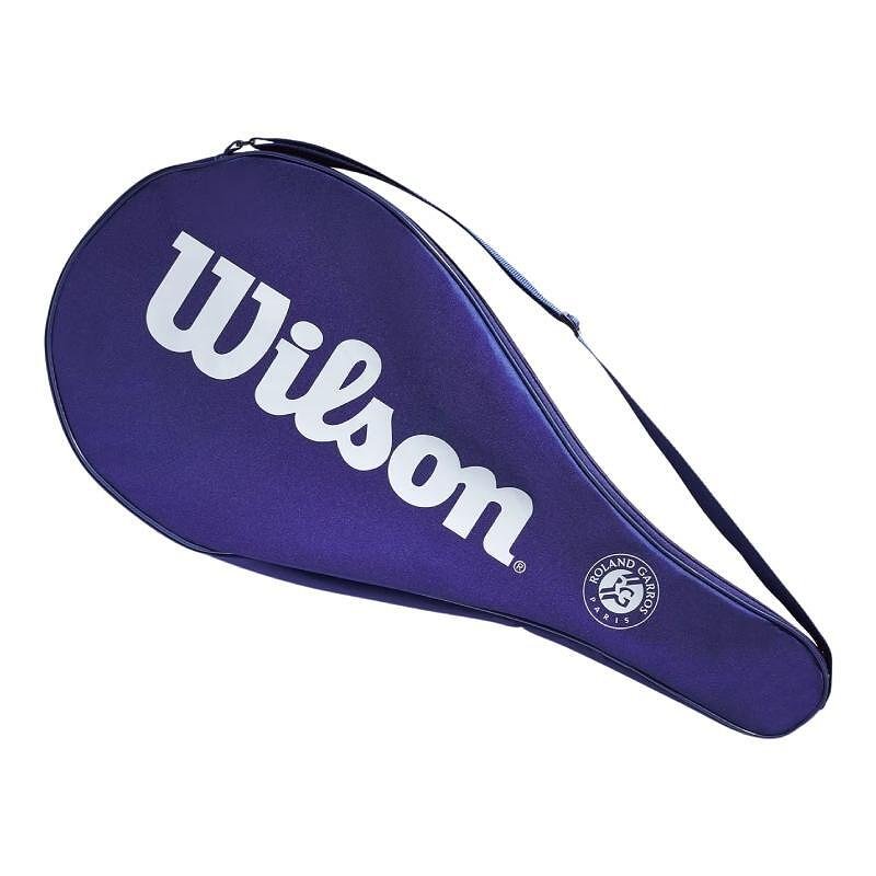 Tennis racket cover Wilson Roland Garros - a stylish Wilson tennis racket cover for secure transport and protection.