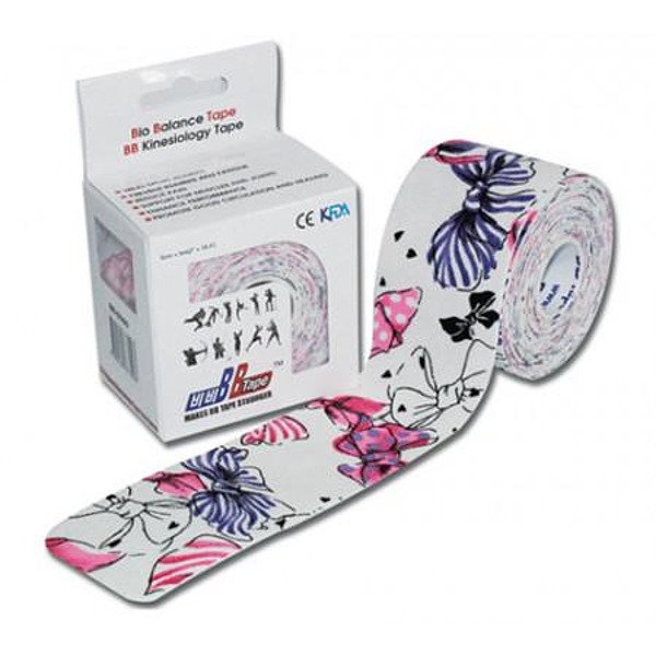 Bandă kinesio BBTAPE™ 5 cm × 5 m, fluturi (Coreea de Sud)